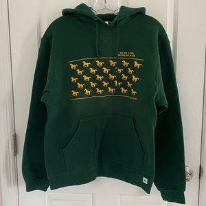 yellow horses hoodie